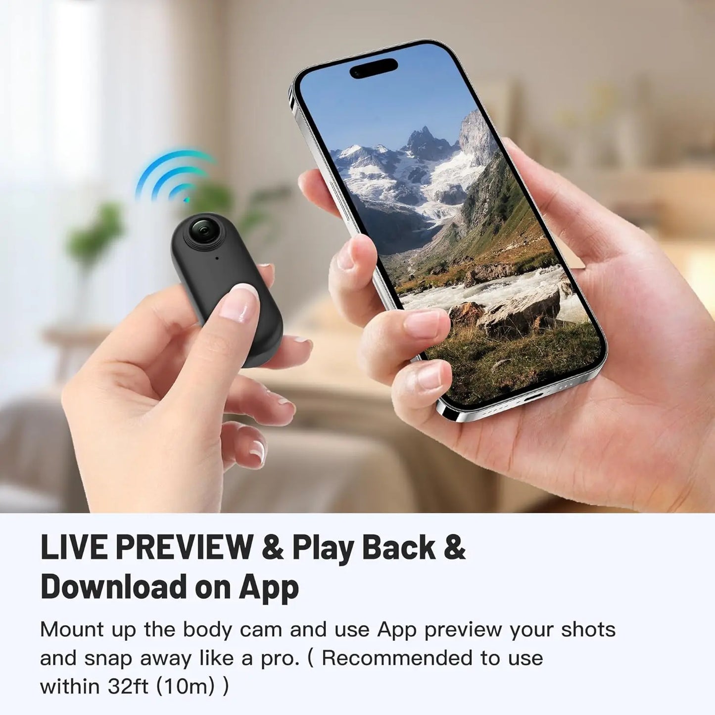 Portable Underwater Vlog & Action Cam