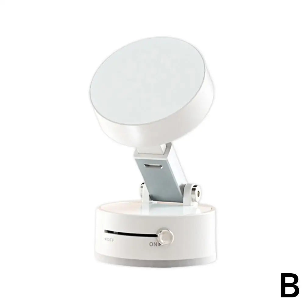 Double-sided Suction Cup Phone Holder Vacuum Magnetic Car Mount Foldable Lazy Bracket For iPhone Android
