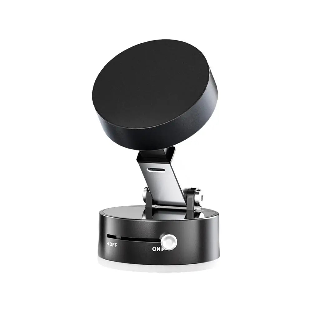 Double-sided Suction Cup Phone Holder Vacuum Magnetic Car Mount Foldable Lazy Bracket For iPhone Android