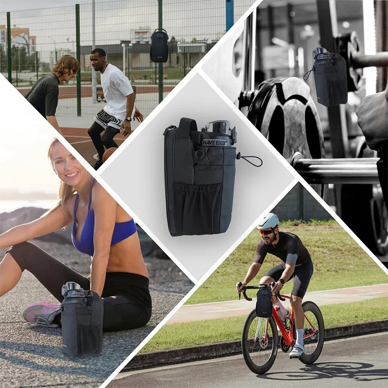 Magnetic Gym Bag – Smart Storage with Phone Pocket & Bottle Holder