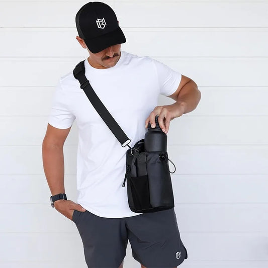 Magnetic Gym Bag – Smart Storage with Phone Pocket & Bottle Holder