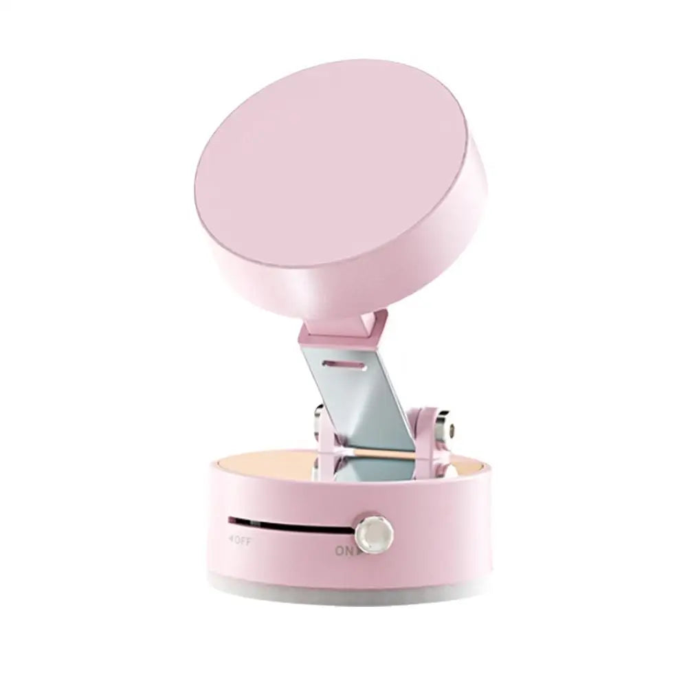 Double-sided Suction Cup Phone Holder Vacuum Magnetic Car Mount Foldable Lazy Bracket For iPhone Android