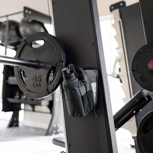 Magnetic Gym Bag – Smart Storage with Phone Pocket & Bottle Holder